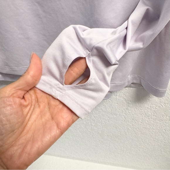 PINK Violet Quarter Zip Track Jacket Womans Med - Picture 3 of 4